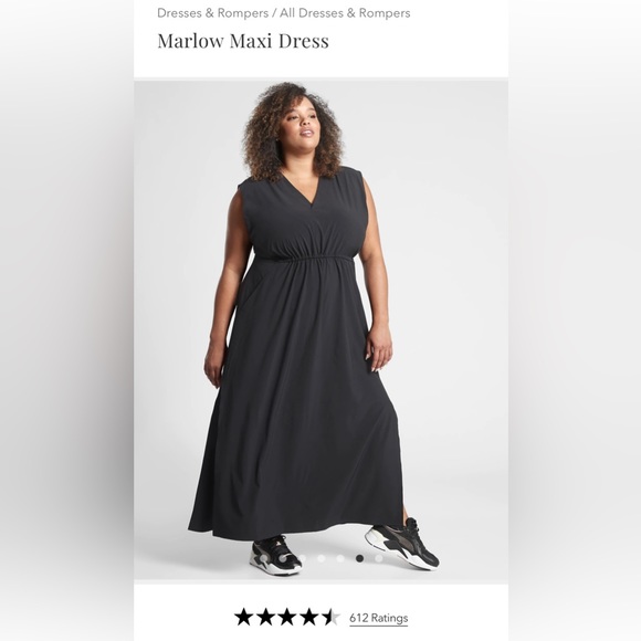 Athleta Dresses & Skirts - Athleta Marlow maxi dress - 2x - black